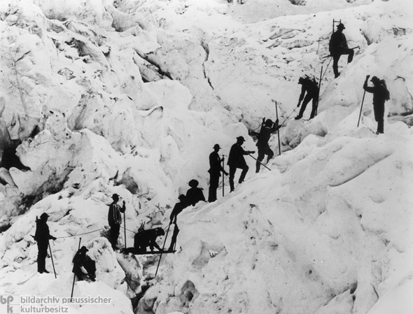 Hiking a Glacier (c. 1890)